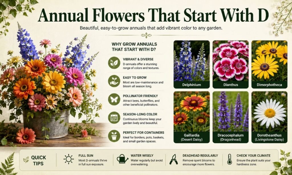 Annual Flowers That Start With D
