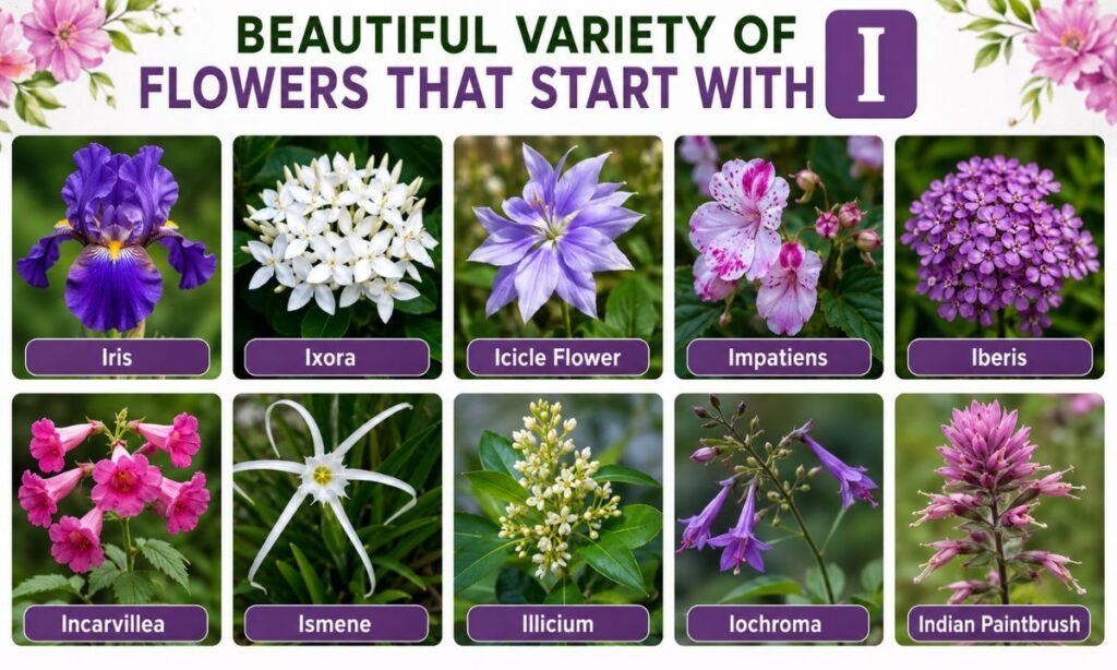 Beautiful Variety of Flowers That Start With I With Pictures