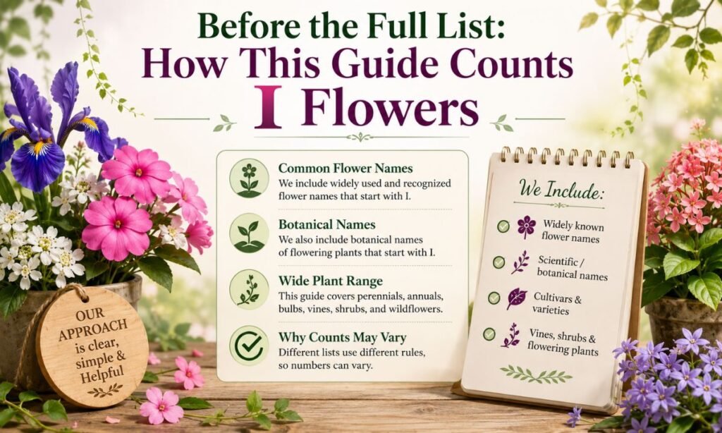 Before the Full List How This Guide Counts I Flowers