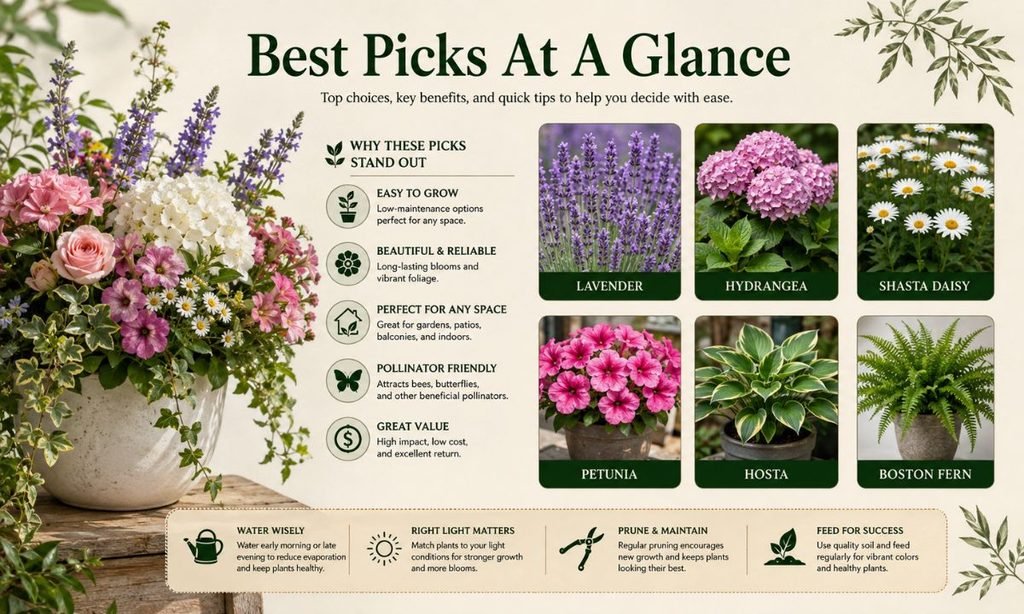 Best Picks At A Glance