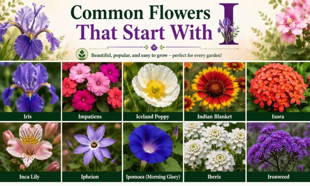 Common Flowers That Start With I