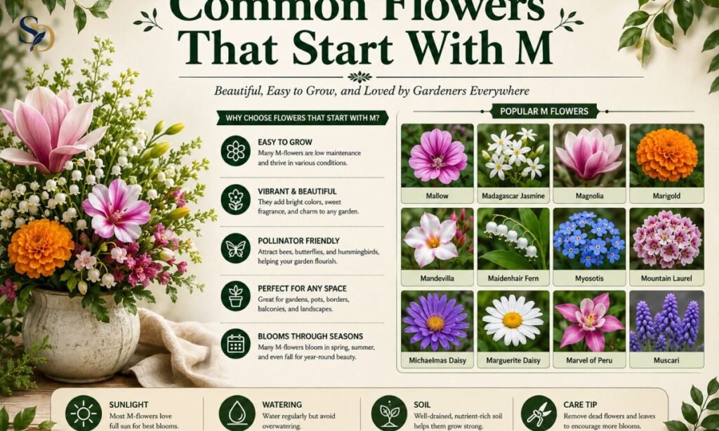 Common Flowers That Start With M