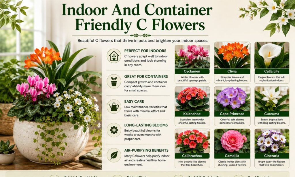 Indoor And Container Friendly C Flowers