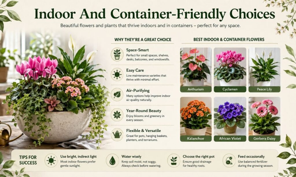 Indoor And Container-Friendly Choices