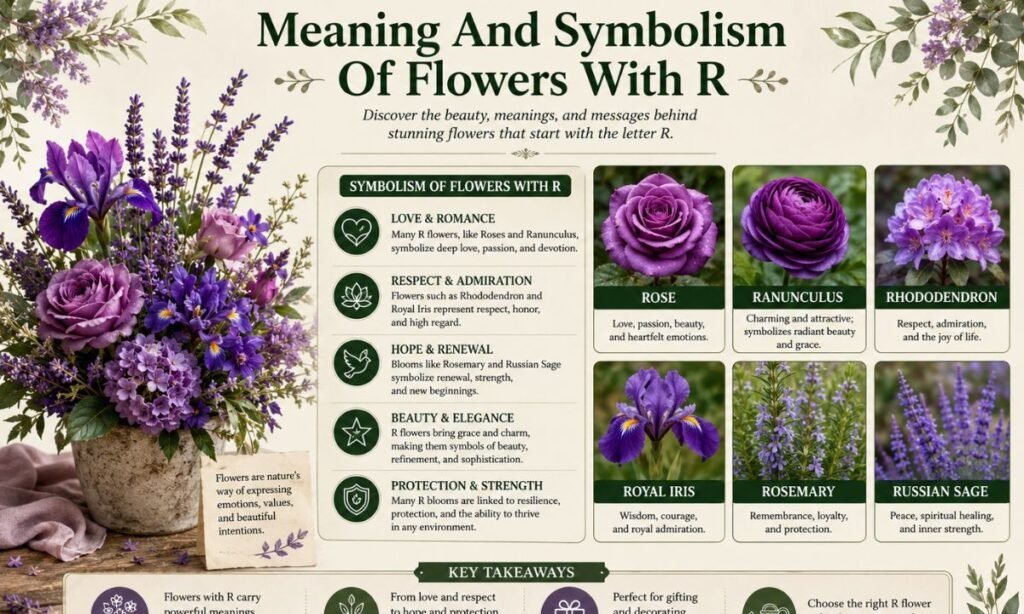 Meaning And Symbolism Of Flowers With R