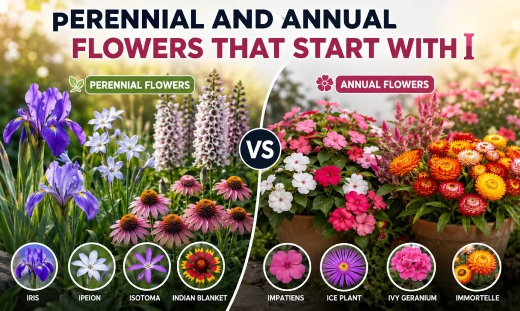 Perennial and Annual Flowers That Start With I
