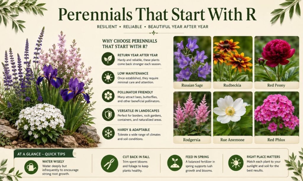 Perennials That Start With R