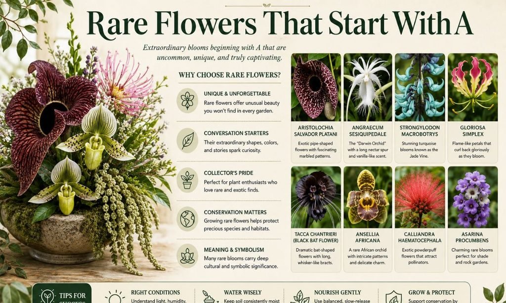 Rare Flowers That Start With A