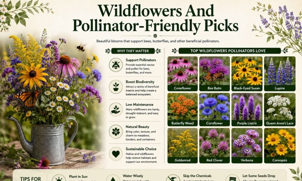 Wildflowers And Pollinator-Friendly Picks