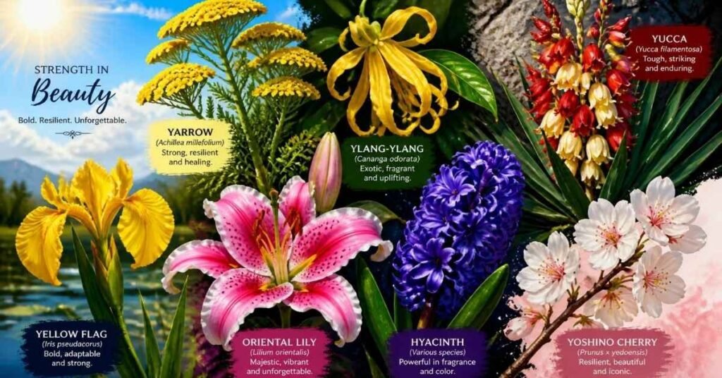 At a Glance: The Strongest Y Flower Names