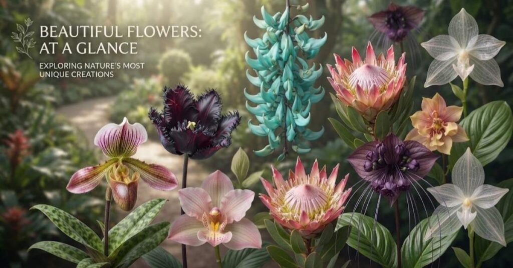 Beautiful Flowers At A Glance