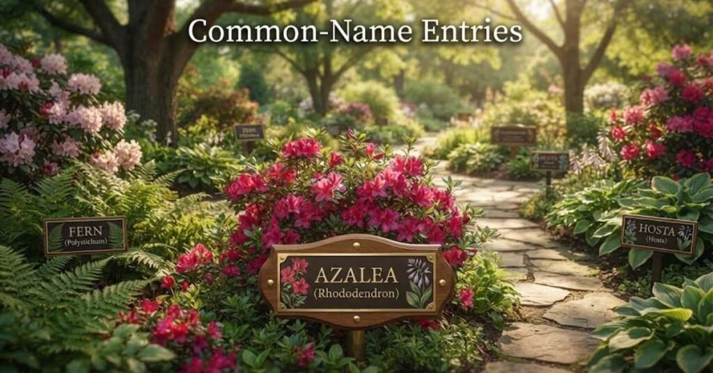Common-Name Entries