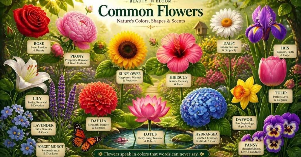 Core And Common Y Flower Names