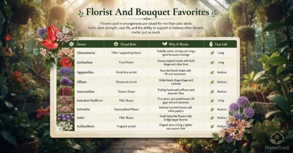 Florist And Bouquet Favorites