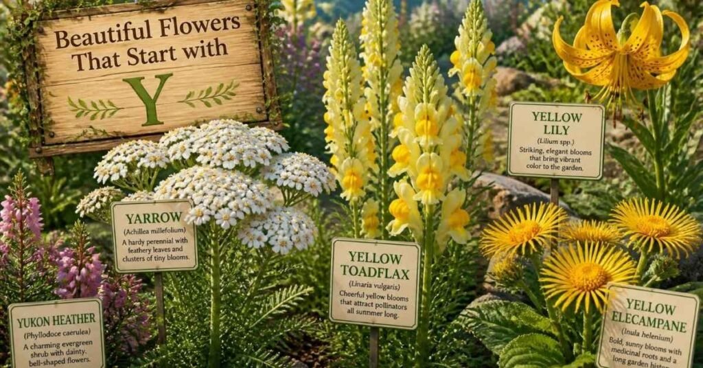 How Many Flowers Start With Y?