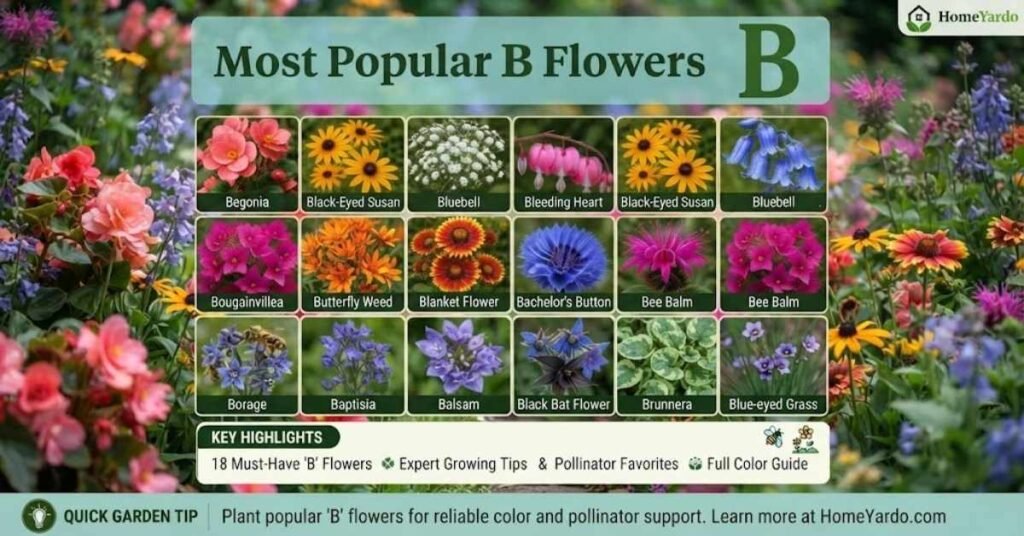 Most Popular B Flowers
