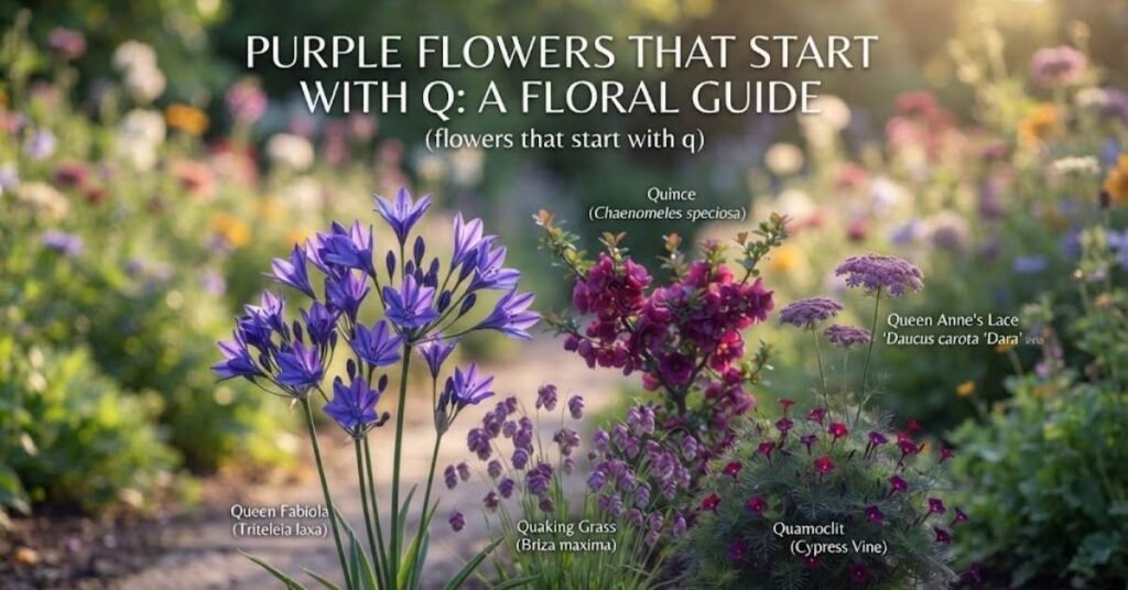 Purple Flowers That Start With Q