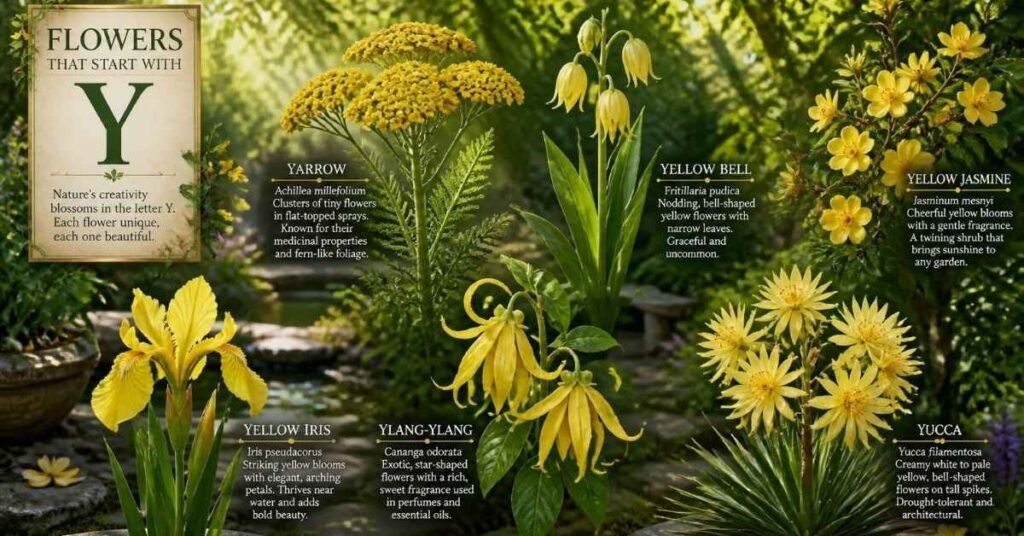 Types of Flowers That Start With Y