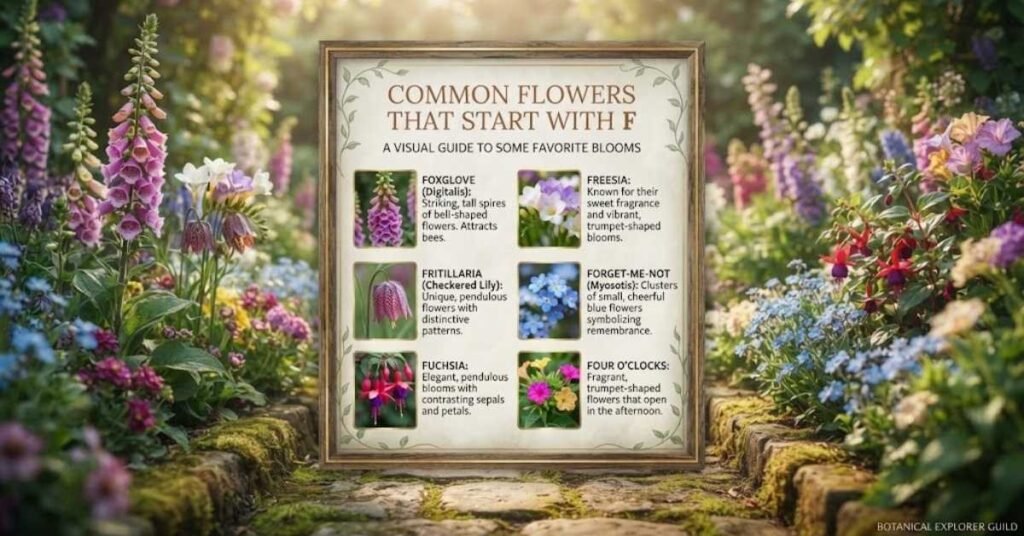 Common Flowers That Start With F