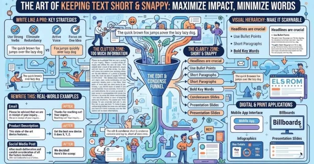 Keep Text Short & Snappy