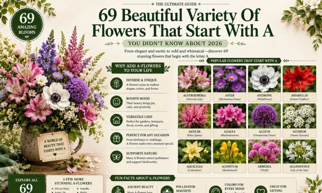 69 Beautiful Variety Of Flowers That Start With A You Didn’t Know About 2026