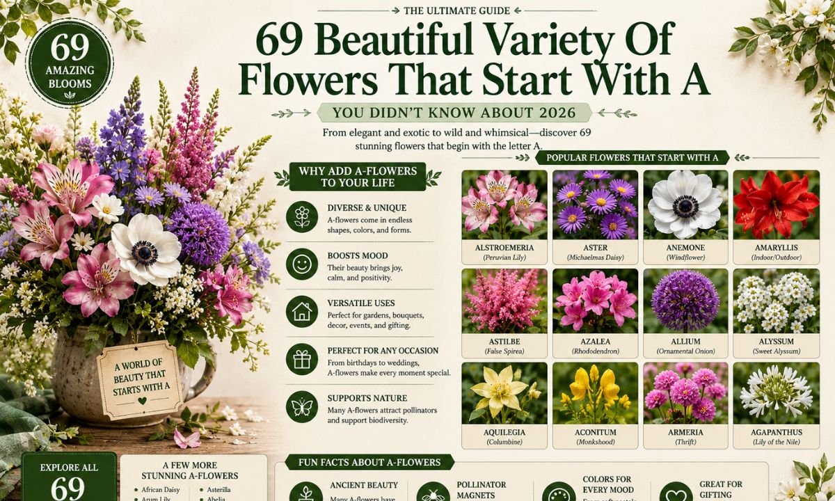 69 Beautiful Variety Of Flowers That Start With A You Didnt Know About 2026