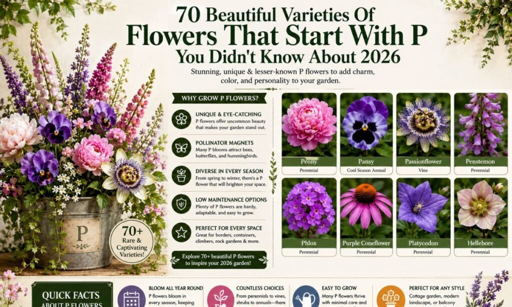 70 Beautiful Varieties Of Flowers That Start With P You Didn’t Know About 2026