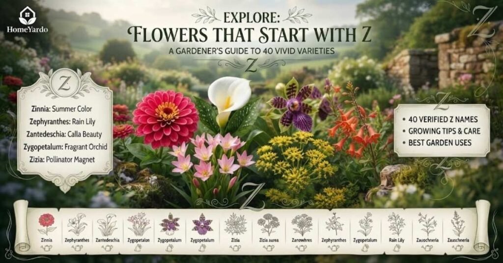 40 Beautiful Varieties of Flowers That Start With Z You Didn’t Know About