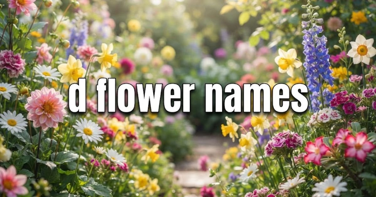 d flower names