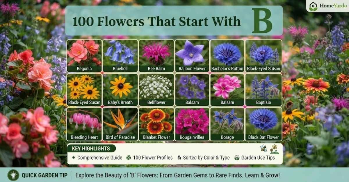 flowers that start with b