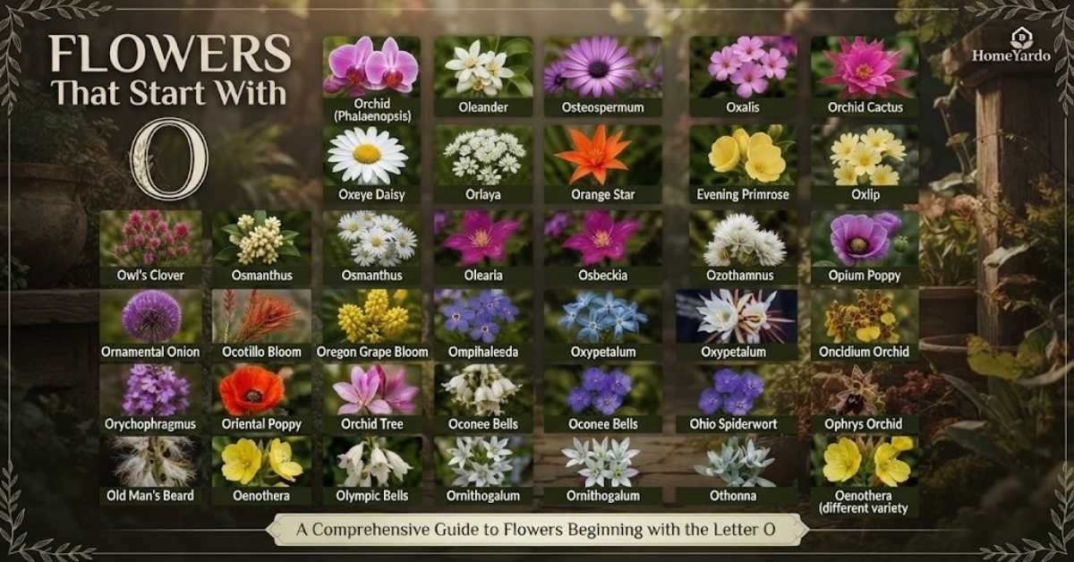 flowers that start with o