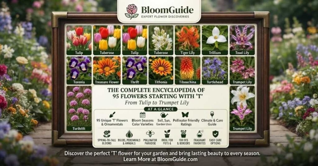 95 Beautiful Variety Of Flowers That Start With T You Didn’t Know About