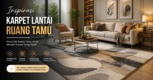 karpet lantai ruang tamu
