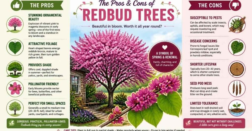 pros and cons of redbud trees